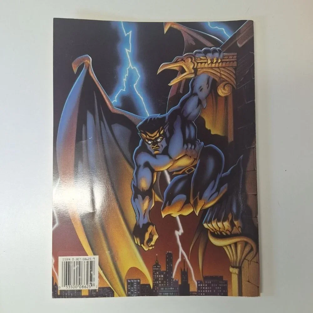 Gargoyles Activity Coloring Book Marker Paint Crayon Vintage 90s TV Show Cartoon